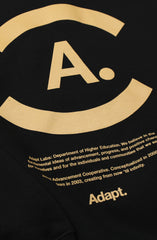 Higher Education (Men's Black Hoody)