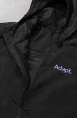 GSV (Men's Black/Violet Full-Zip Jacket)