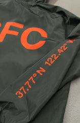 SF City (Men's Olive/Orange Full-Zip Jacket)
