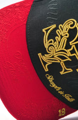 Got Frenchie x dvniel.luu x Adapt :: Frenchie SF (Black/Red Snapback Cap)
