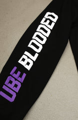 Marley's Treats x Adapt :: Ube Blooded (Men's Black Long Sleeve Tee)