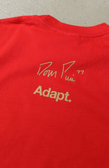 Dominick Puni x Adapt :: Gold Blooded 77 (Men's Red Tee)