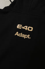 E-40 X Adapt :: Forty (Men's Black Hoody)