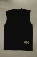 Gold Blooded (Men's Black/Red Sleeveless Tee)