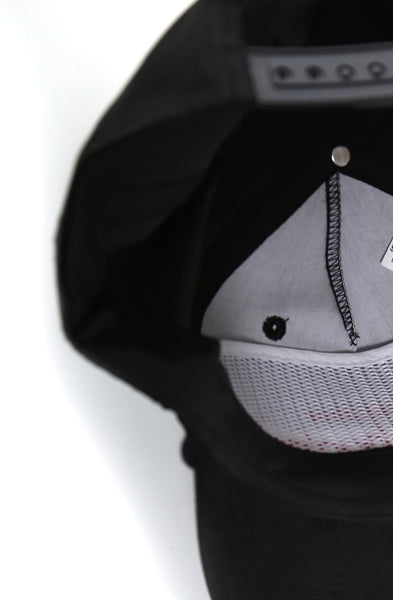 Gold Blooded Script (Black/Red Snapback Cap) – Adapt.