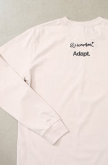 DJ Umami x Adapt :: Transfer (Men's Bone/Black Long Sleeve Tee)