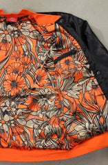 SAVS x Adapt :: Gold Blooded SFC (Men's Black/Orange Satin Jacket)