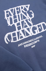 Everything Has Changed (Men's Gravel Blue Zip Hoody)