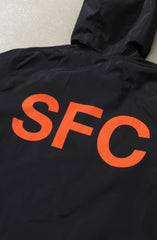 SF City (Men's Black/Orange Full-Zip Jacket)