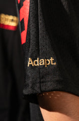 SAVS X Adapt :: Gold Blooded Fullback (Men's Black Football Jersey)