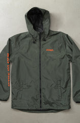 SF City (Men's Olive/Orange Full-Zip Jacket)