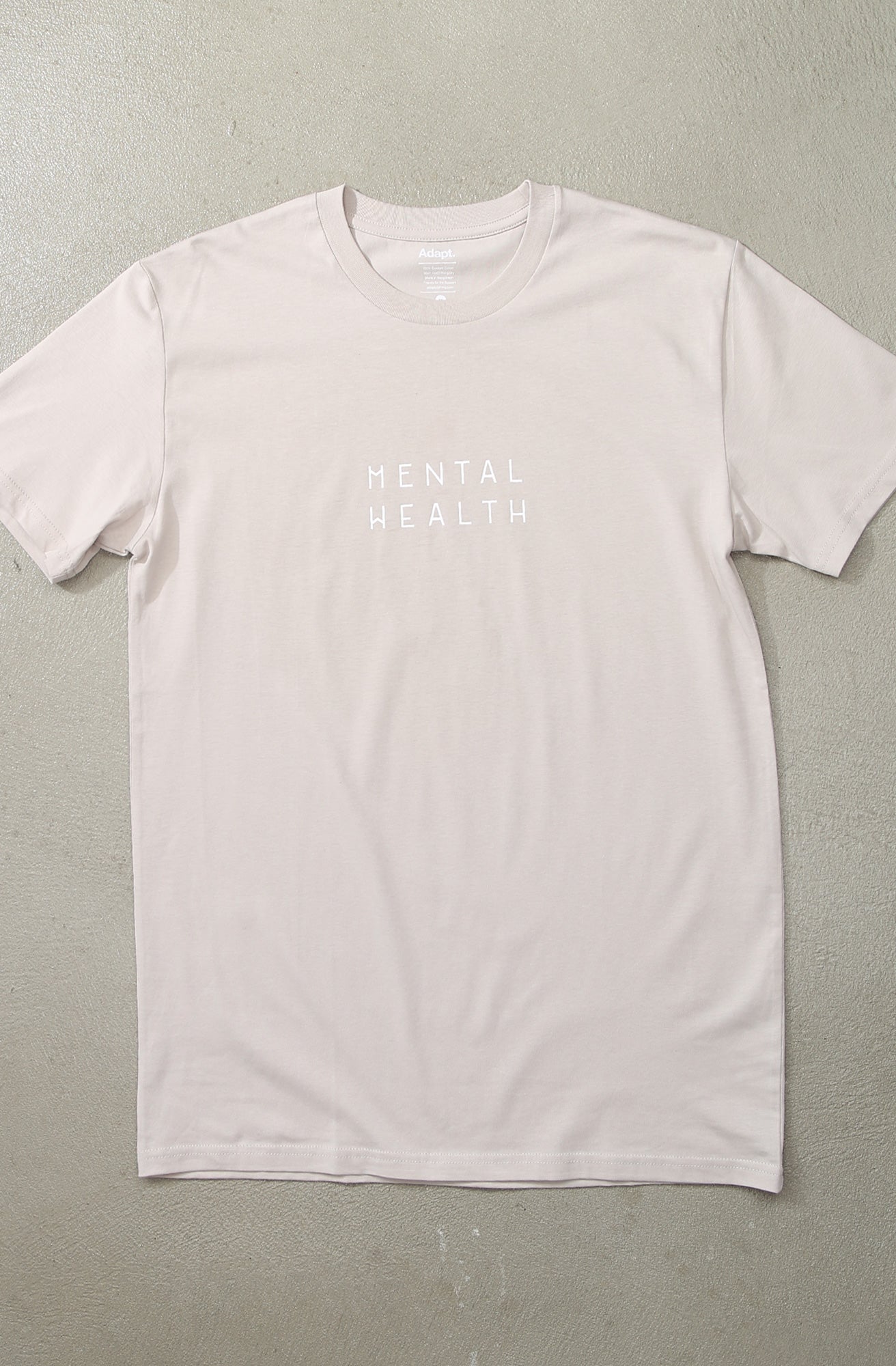 Mental Wealth (Men's Bone A1 Tee)