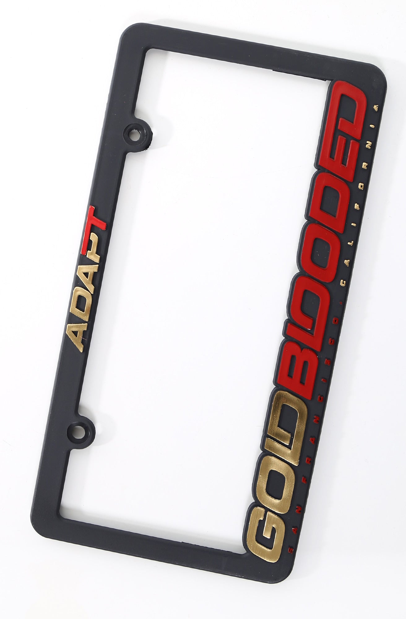 Gold Blooded RPM (Black/Red License Plate Frame)