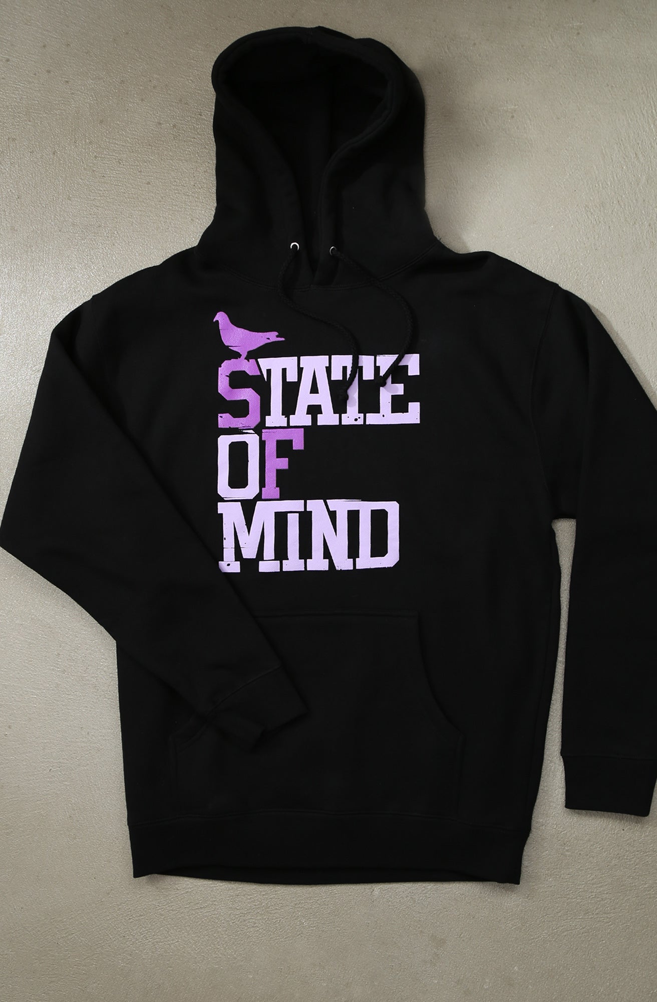 State of Mind (Men's Black/Violet Hoody)
