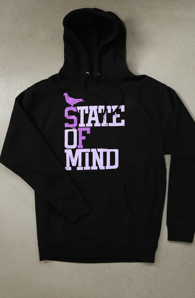 State of Mind (Men's Black/Violet Hoody)