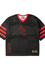 SAVS X Adapt :: Gold Blooded SFC (Men's Black Football Jersey)