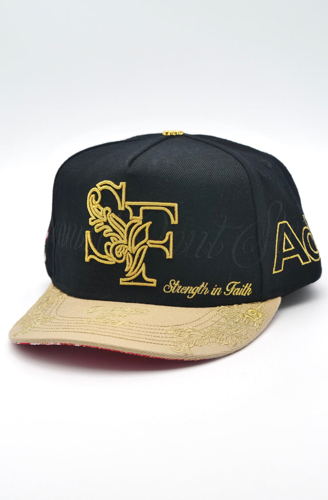 Got Frenchie x dvniel.luu x Adapt :: Frenchie SF (Black/Khaki Snapback Cap)