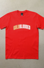 Gold Blooded Arc (Men's Red Tee)