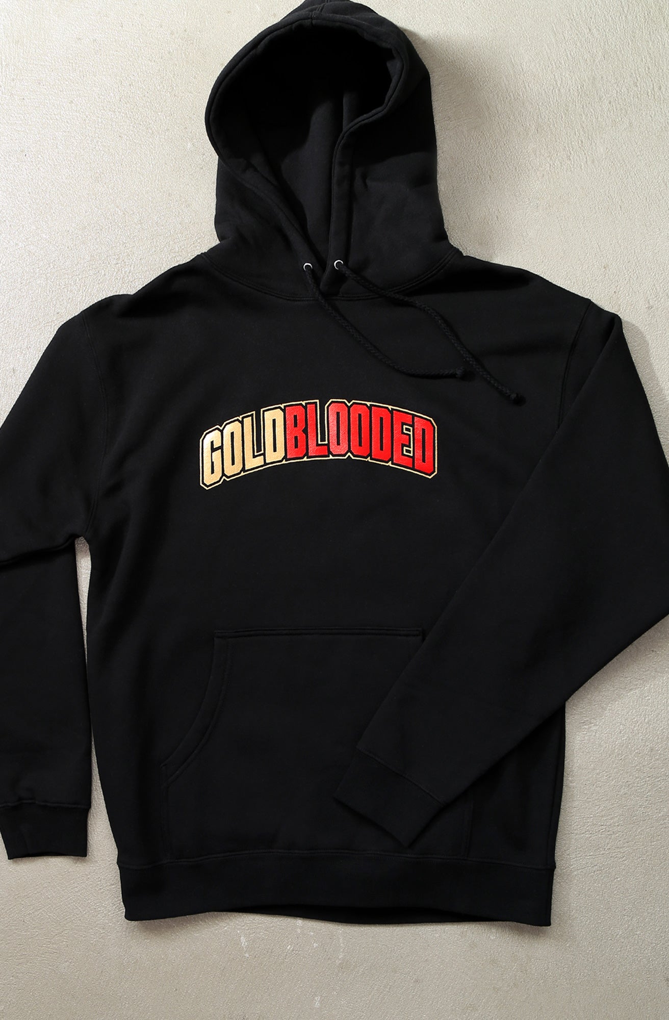 Gold Blooded Arc (Men's Black Hoody)