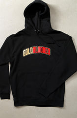 Gold Blooded Arc (Men's Black Hoody)