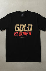 Dominick Puni x Adapt :: Gold Blooded 77 (Men's Black Tee)