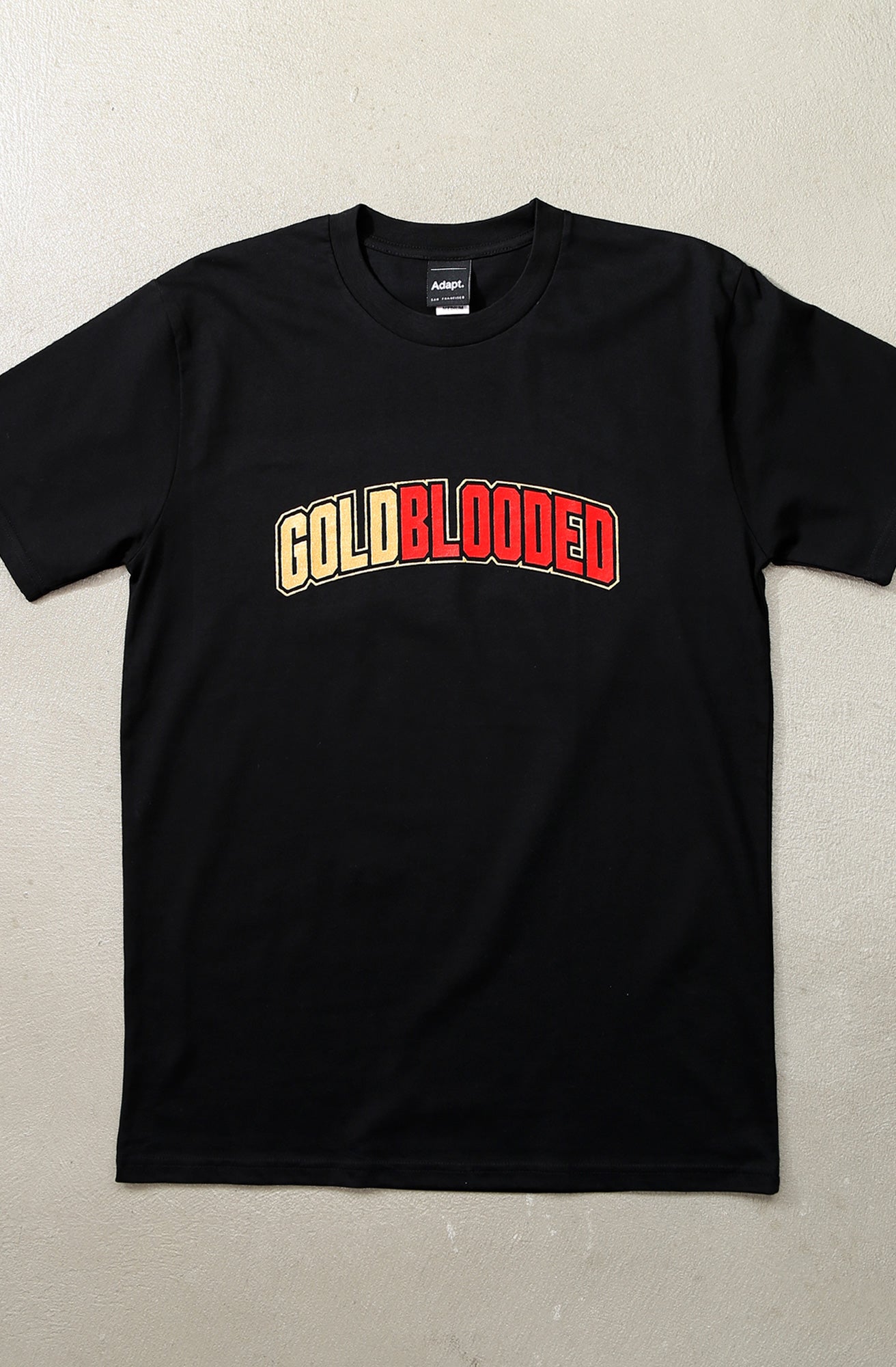 Gold Blooded Arc (Men's Black Tee)