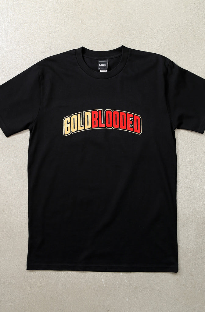 Gold Blooded Arc (Men's Black Tee)