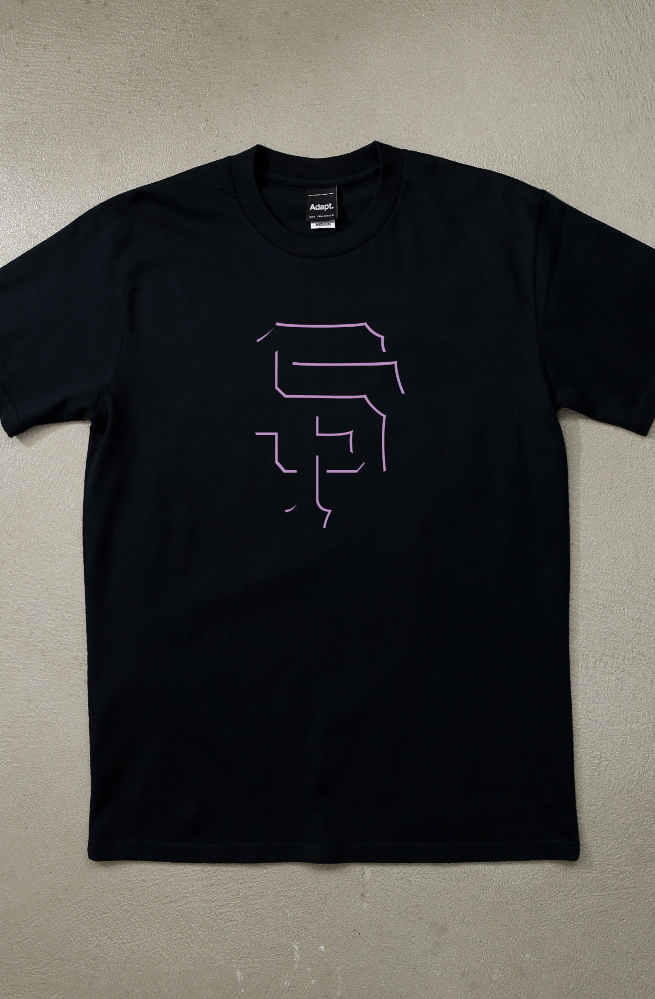 SF Eclipse  (Men's Black/Violet Tee)