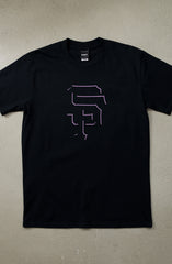 SF Eclipse  (Men's Black/Violet Tee)