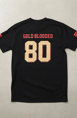 Gold Blooded Legends 80 (Men's Black Tee)