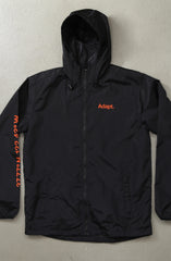 SF City (Men's Black/Orange Full-Zip Jacket)