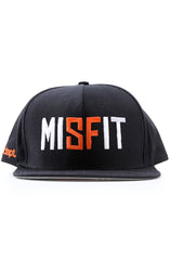 Misfit (Black Snapback Cap)