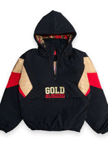 SAVS x Adapt :: Gold Blooded SFC (Men's Black/Gold Stadium Jacket)