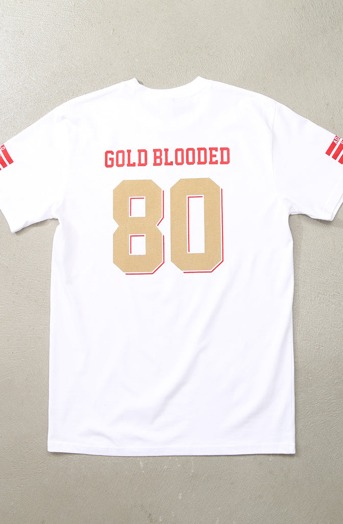 Gold Blooded Legends 80 (Men's White Tee)