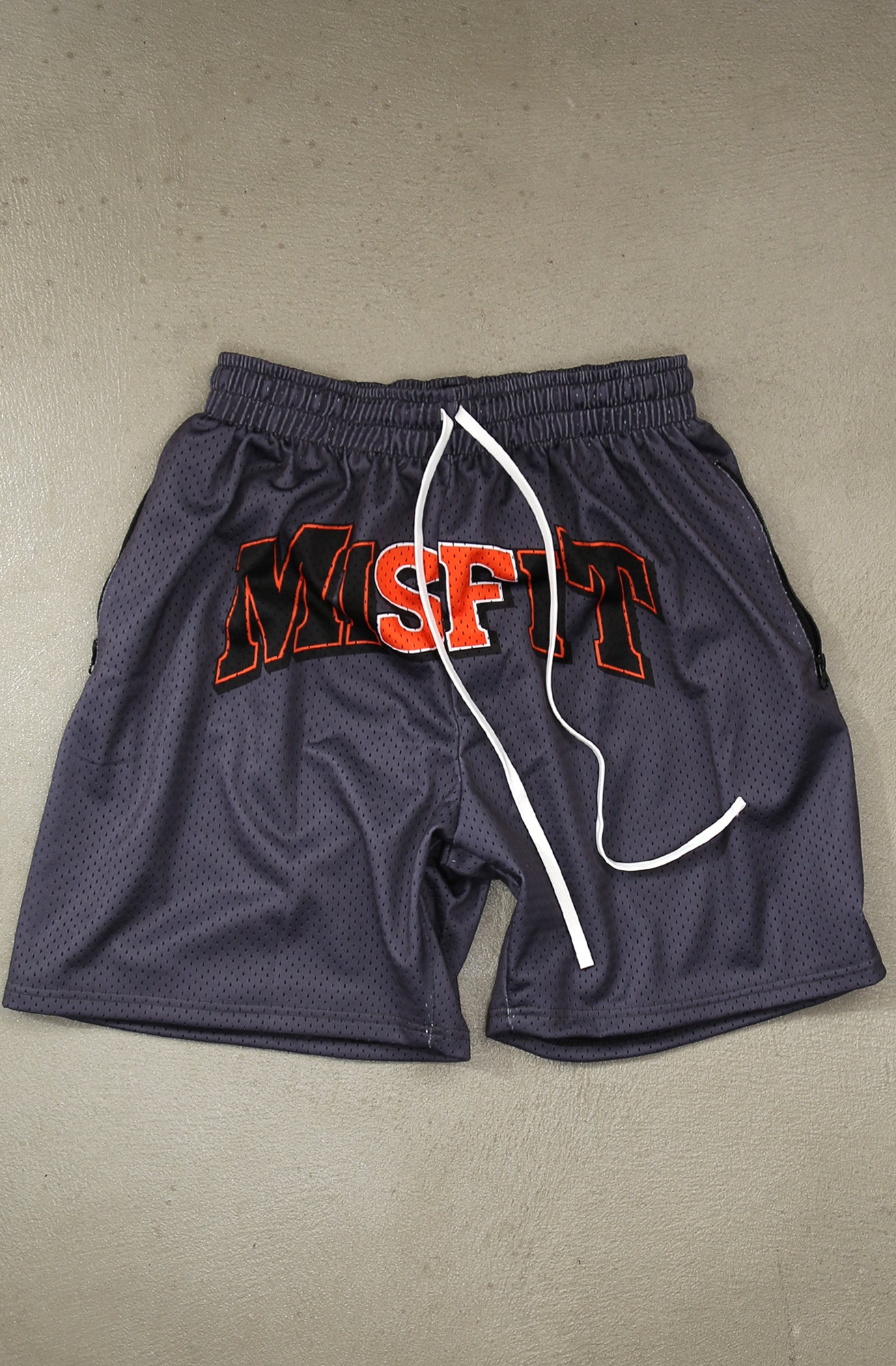 Misfit Classic (Men's Charcoal Mesh Shorts)