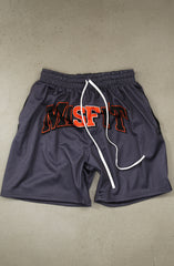 Misfit Classic (Men's Charcoal Mesh Shorts)