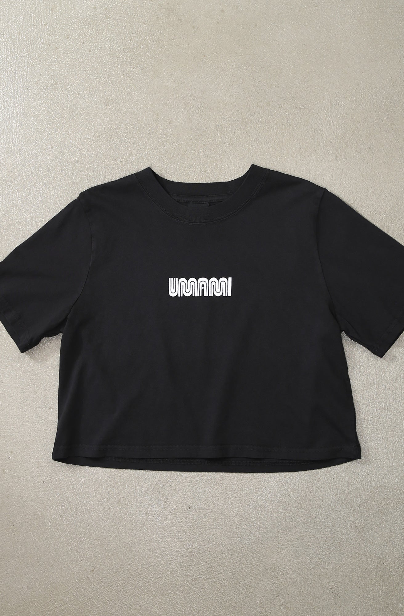 DJ Umami x Adapt :: Transfer (Women's Black/White Faded Crop Tee)