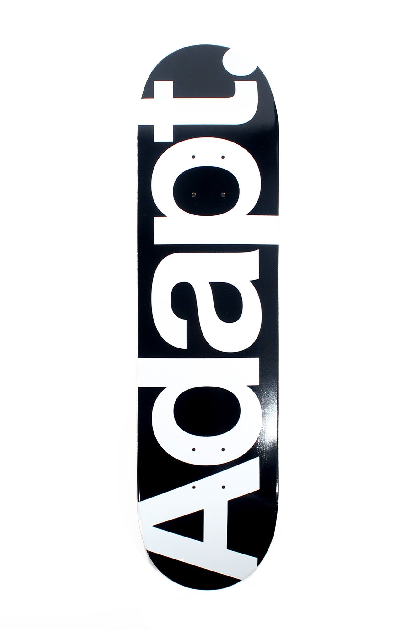 CTA (Black/White Skateboard Deck)