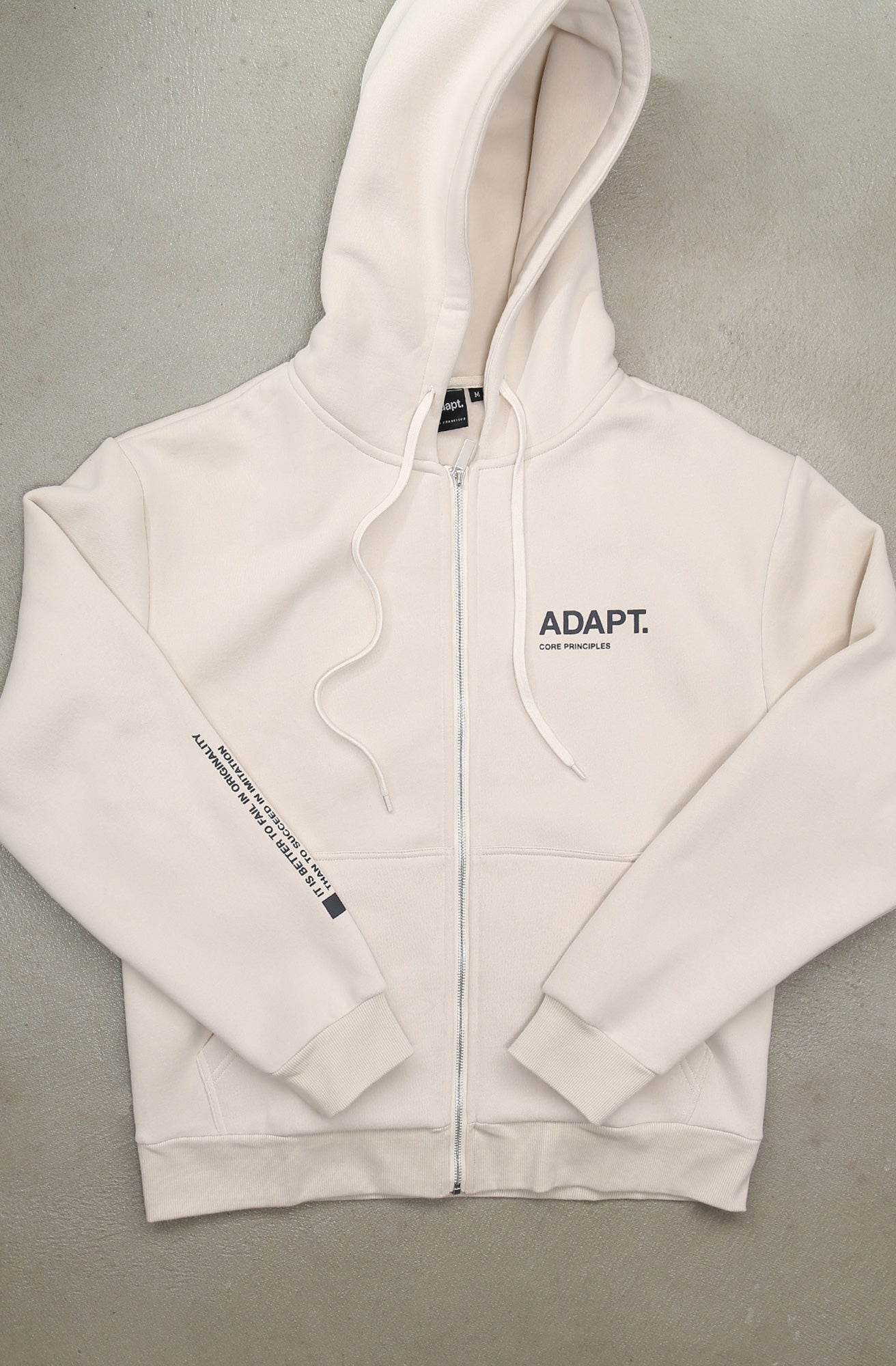 Core Principles (Men's Natural Zip Hoody)