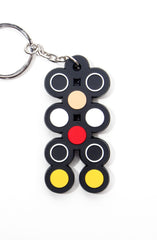 Dot Matrix (Black Keychain)