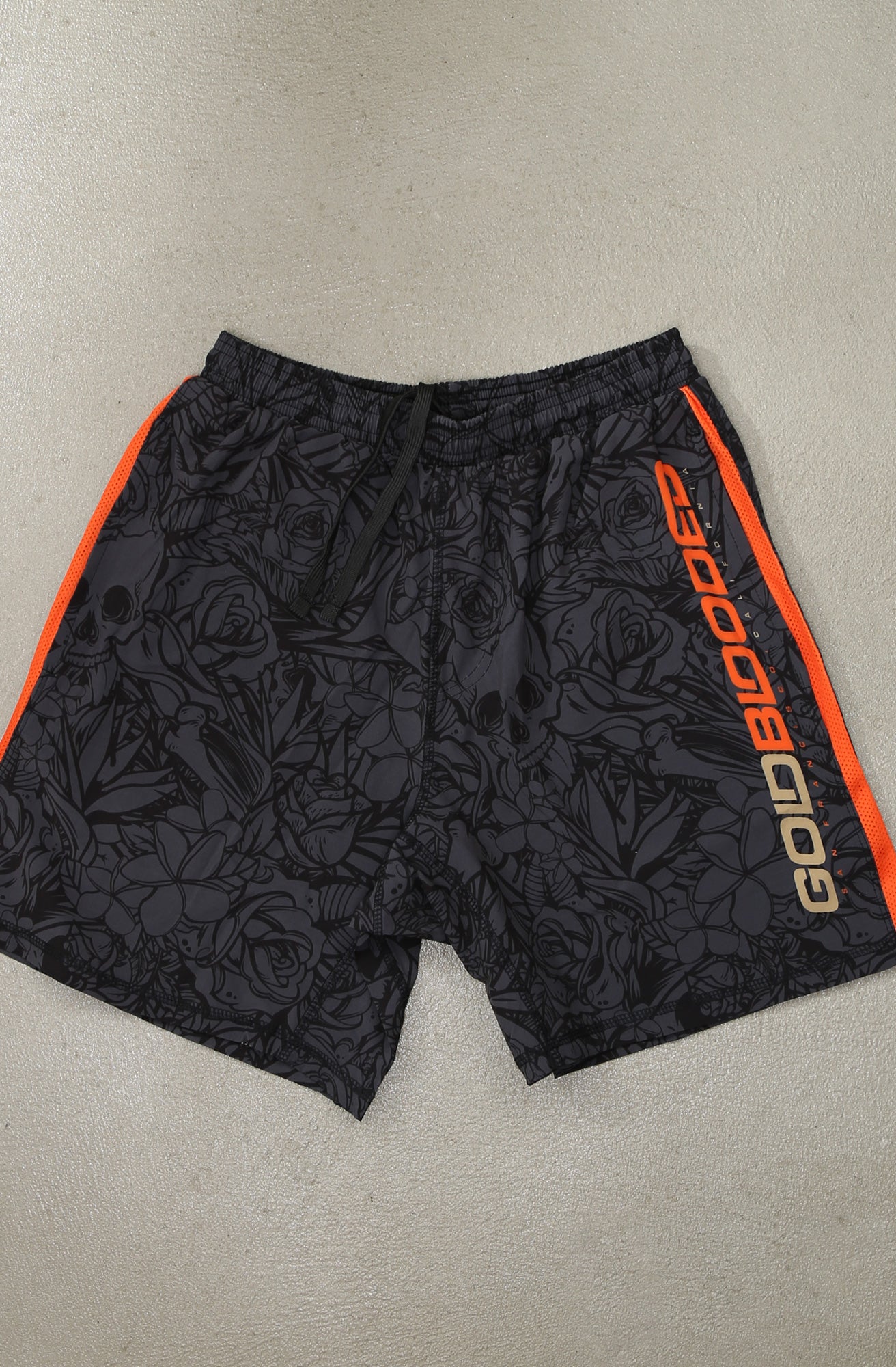 SAVS x Adapt :: Gold Blooded RPM (Men's Black/Orange Hybrid Shorts)