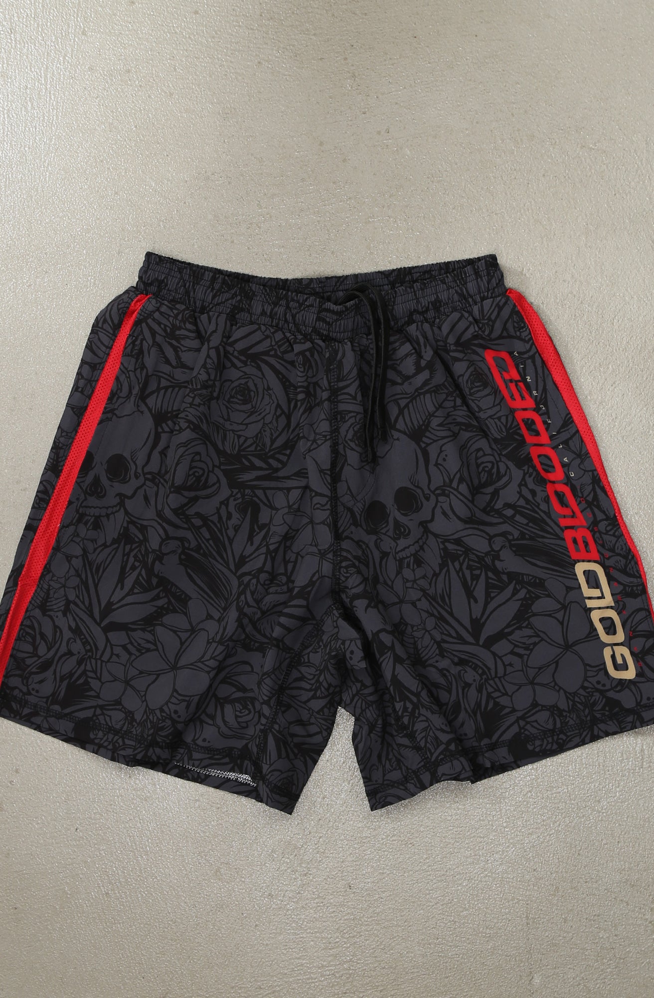 SAVS x Adapt :: Gold Blooded RPM (Men's Black/Red Hybrid Shorts)