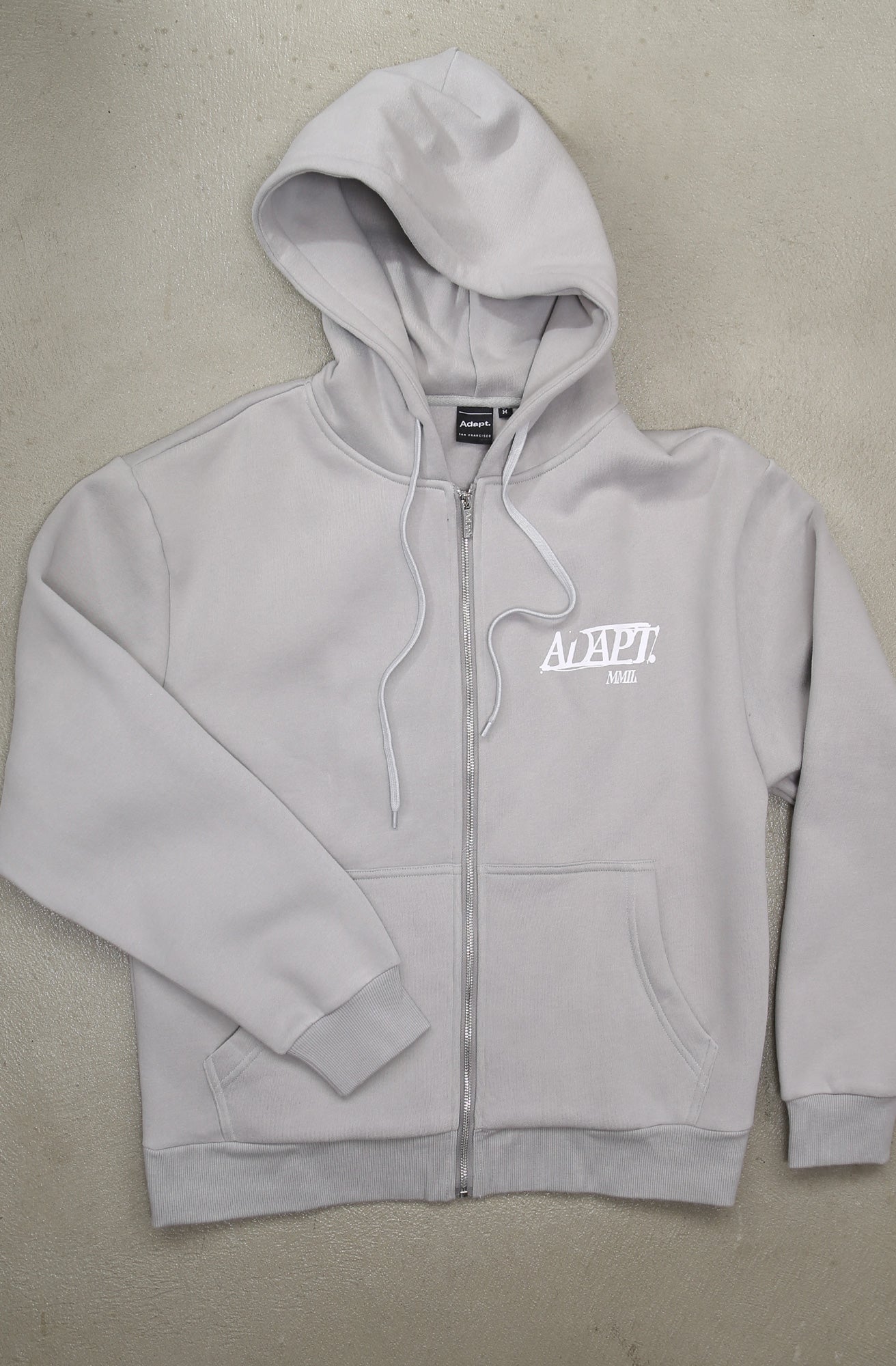 Everything Has Changed (Men's Silver Zip Hoody)