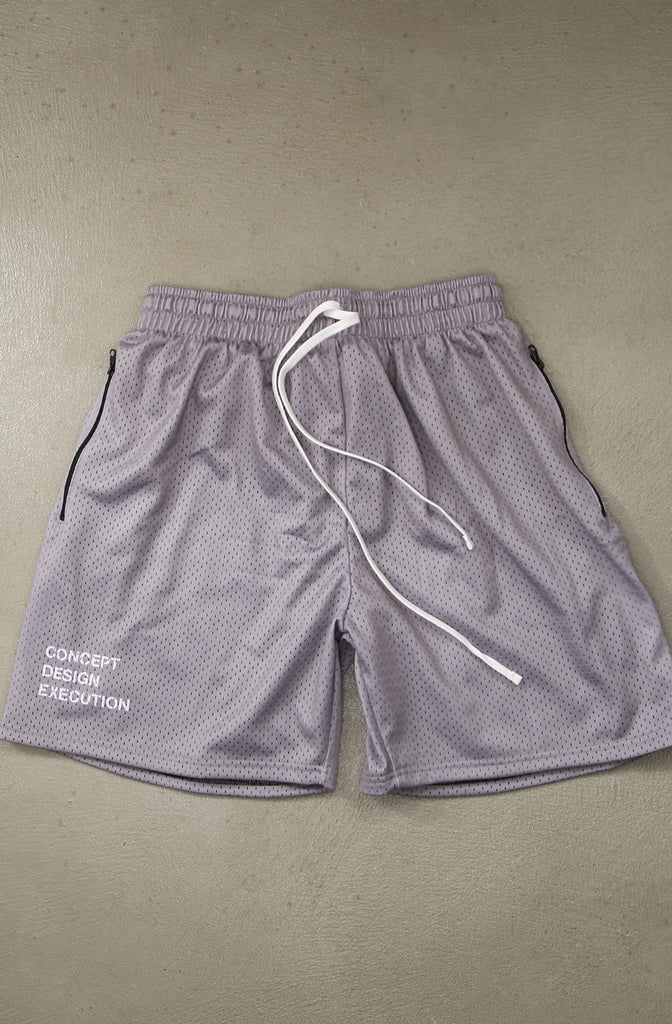 Core Principles (Men's Silver Mesh Shorts)