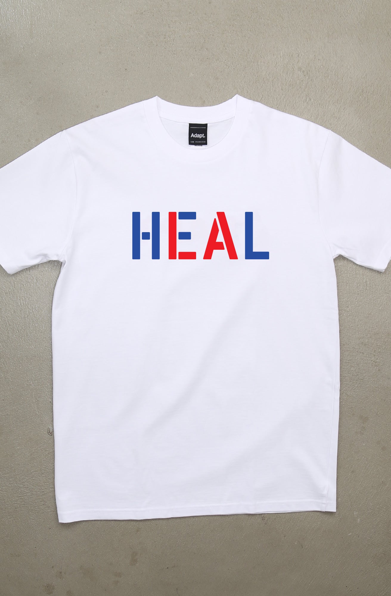 PRE-ORDER :: Heal LA (Men's White/Red Tee)