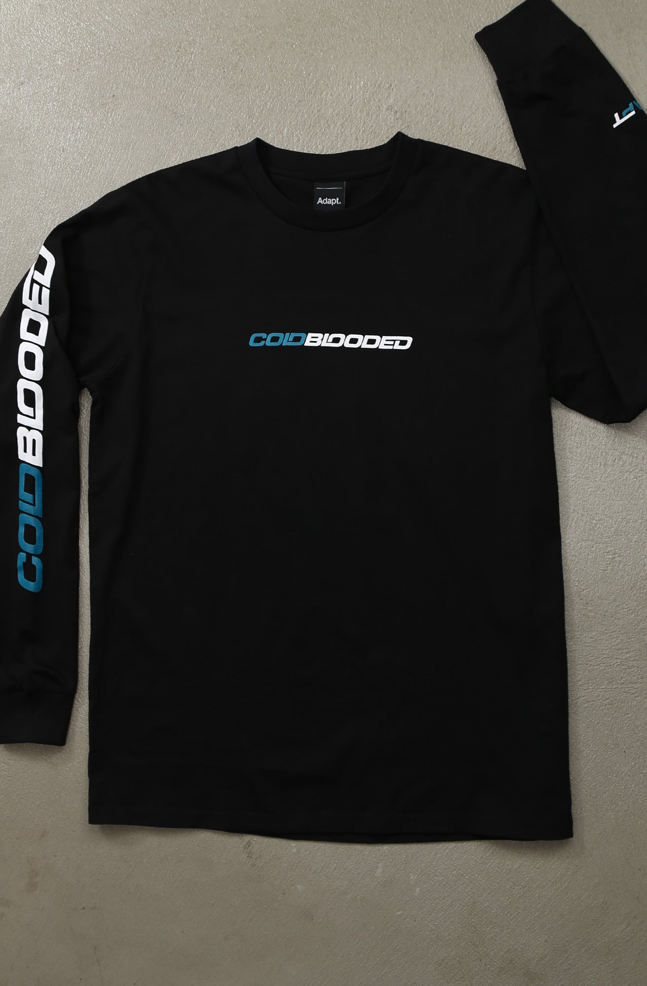 Cold Blooded RPM (Men's Black Long Sleeve Tee)