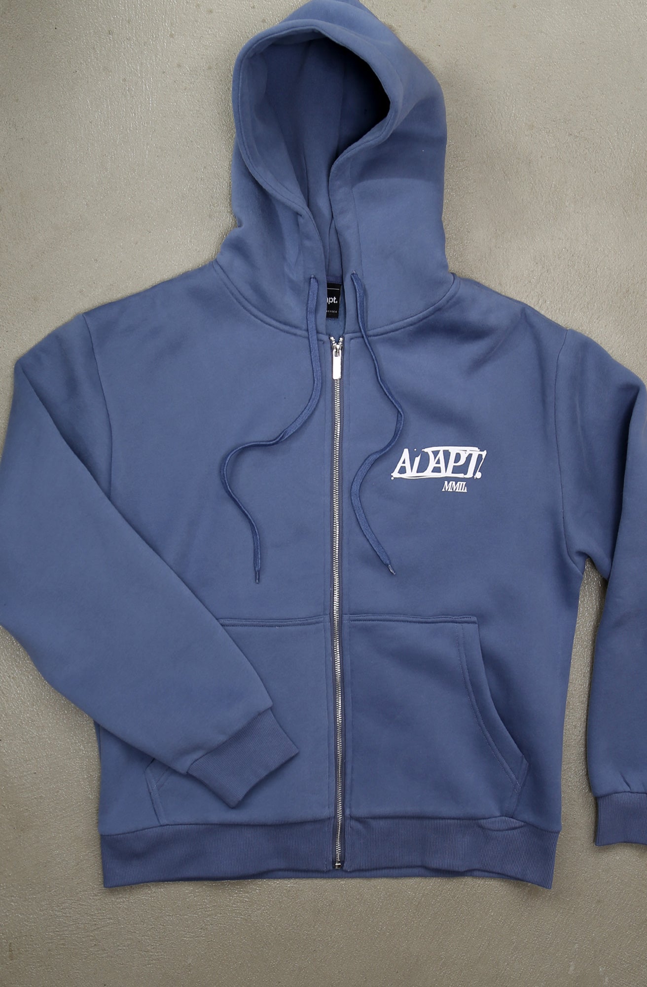 Everything Has Changed (Men's Gravel Blue Zip Hoody)