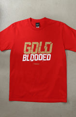 Dominick Puni x Adapt :: Gold Blooded 77 (Men's Red Tee)