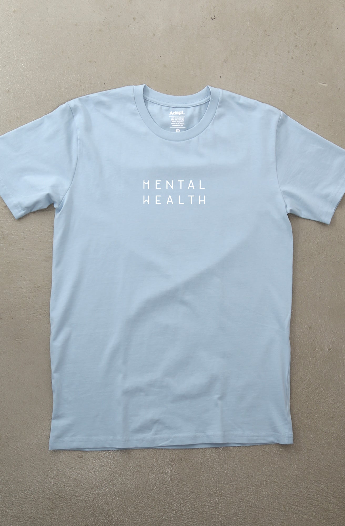 Mental Wealth (Men's Pale Blue A1 Tee)