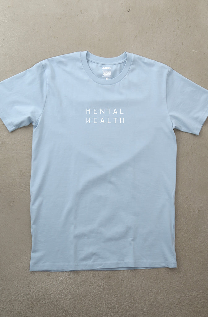 Mental Wealth (Men's Pale Blue A1 Tee)